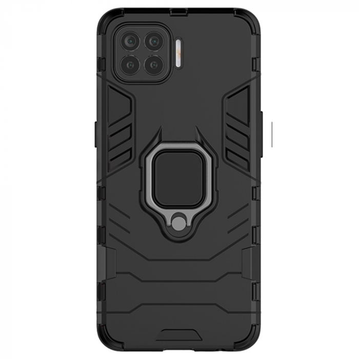 Husa OPPO Reno4 Lite, Techsuit Shield Ring, Negru [7]