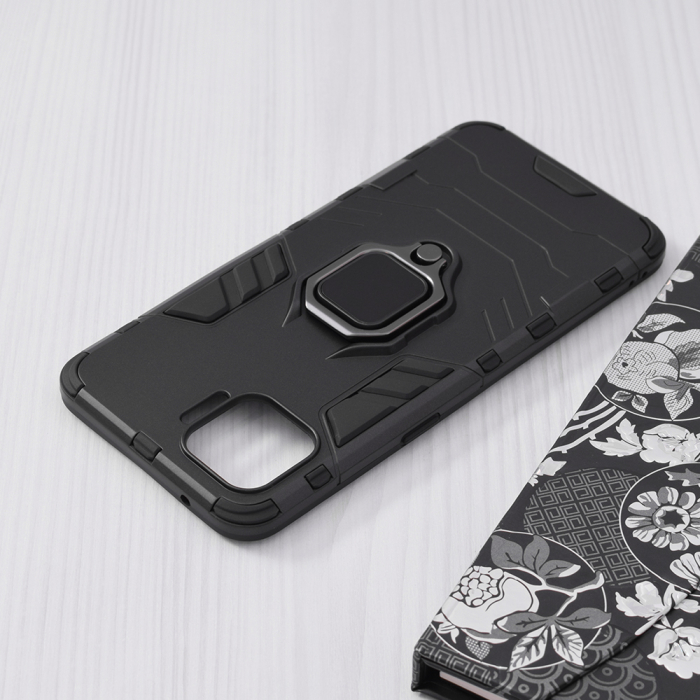 Husa OPPO Reno4 Lite, Techsuit Shield Ring, Negru [4]