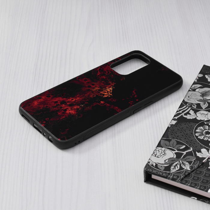 Husa OPPO Reno5 5G, Glaze Series, Red Nebula [4]