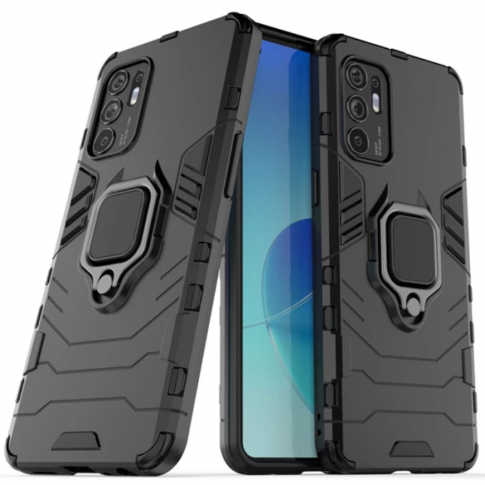 Husa OPPO Reno6 5G, Techsuit Shield Ring, Negru [6]