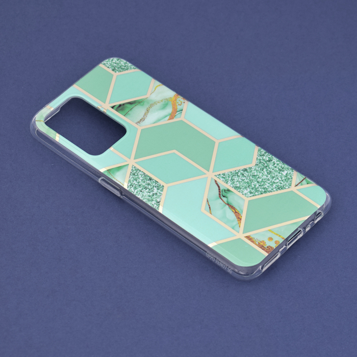 Husa OPPO Reno7 5G, Techsuit Marble Series, Green Hex [3]