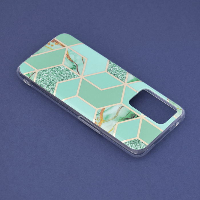Husa OPPO Reno7 5G, Techsuit Marble Series, Green Hex [4]