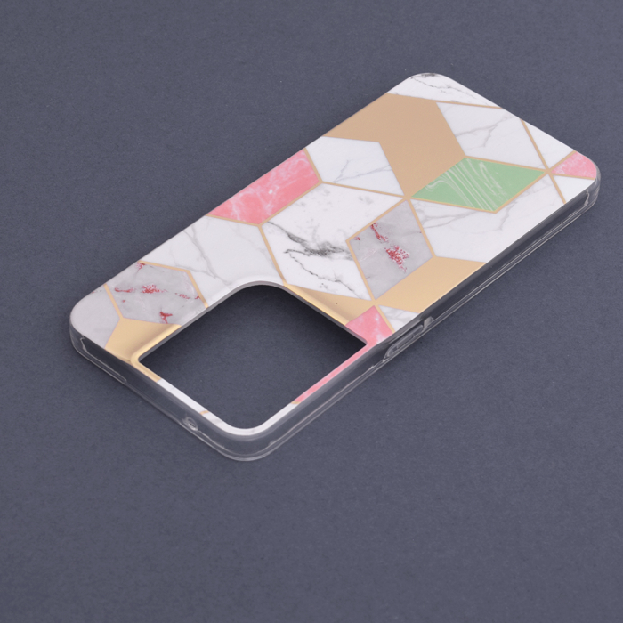 Husa OPPO Reno8 4G, Techsuit Marble Series, Purple Hex [5]