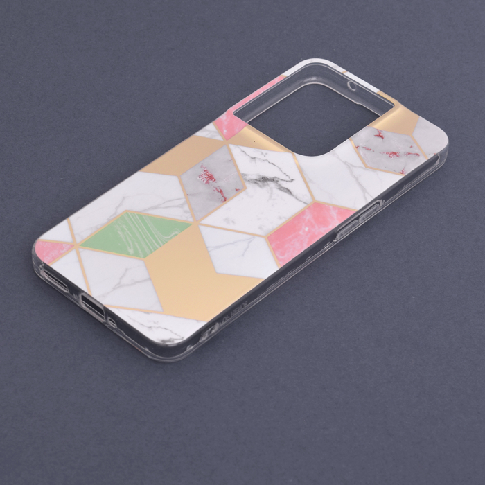 Husa OPPO Reno8 4G, Techsuit Marble Series, Purple Hex [6]