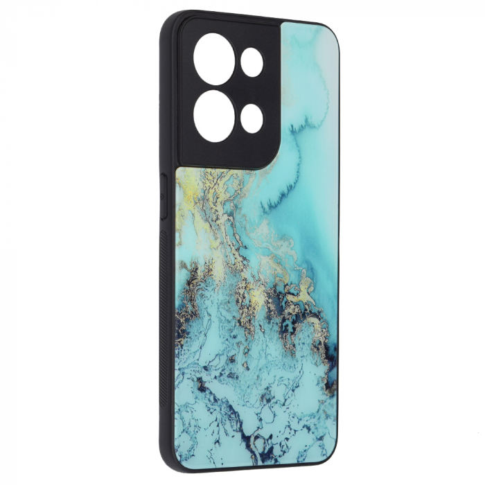 Husa OPPO Reno8 5G, Glaze Series, Blue Ocean [6]