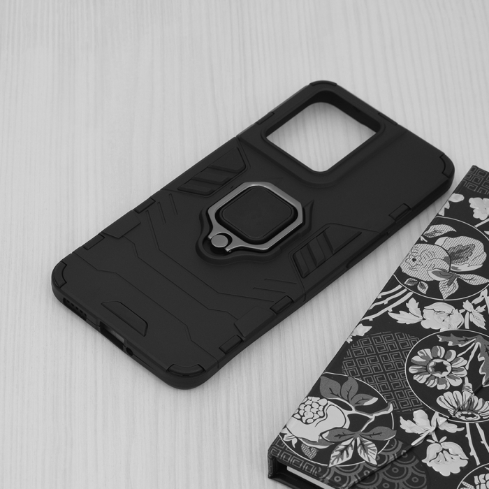 Husa OPPO Reno8 5G, Techsuit Shield Ring, Negru [4]