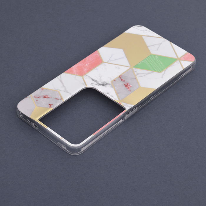 Husa OPPO Reno8 Pro, Techsuit Marble Series, Purple Hex [6]