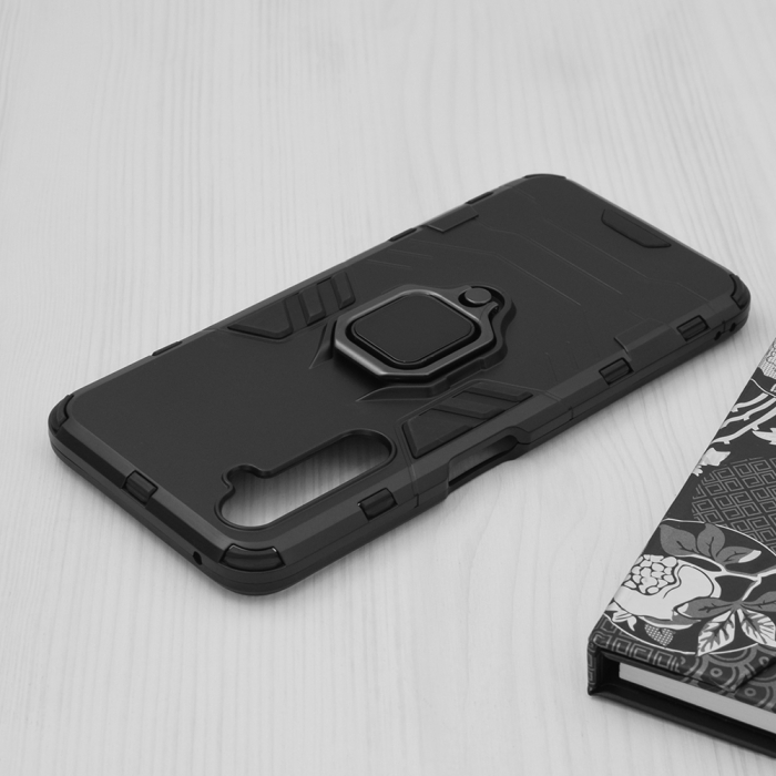 Husa Realme 6 Pro, Techsuit Shield Ring, Negru [5]