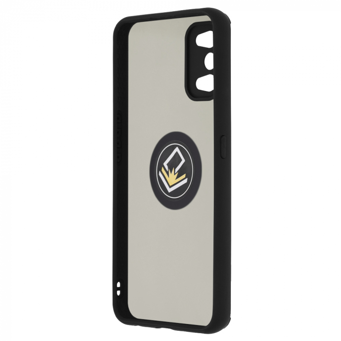 Husa Realme 7 Pro cu inel suport stand magnetic, Negru [3]