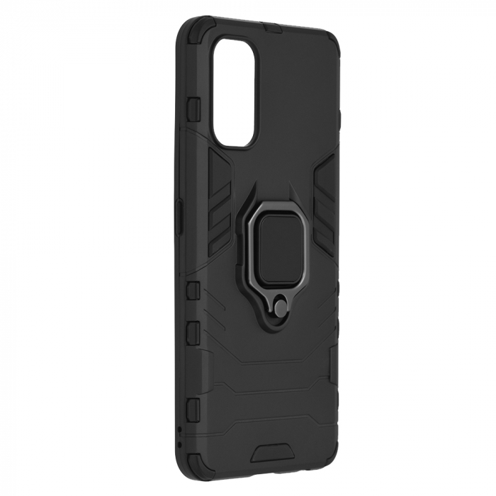 Husa Realme 7 Pro, Techsuit Shield Ring, Negru [4]