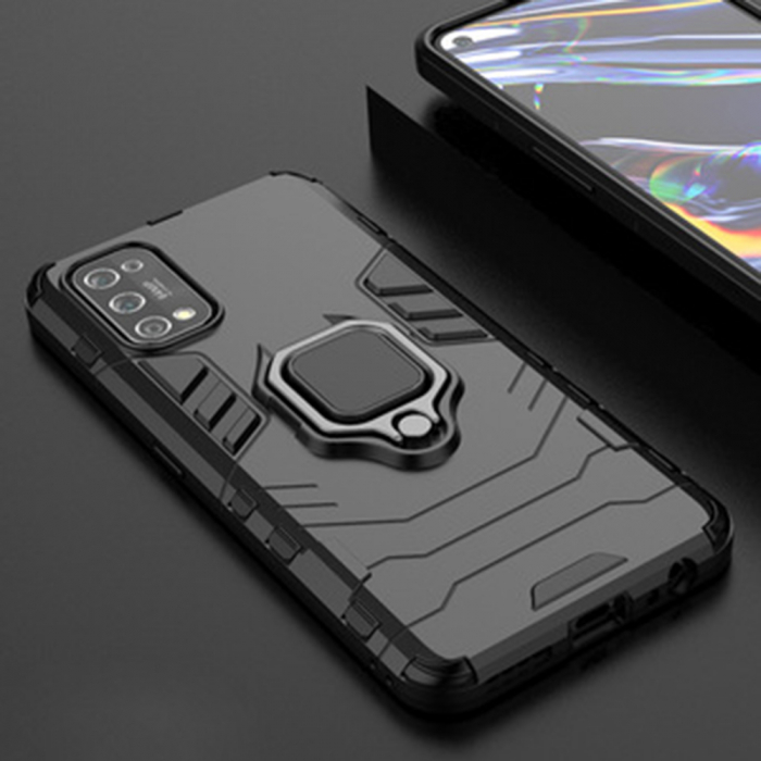 Husa Realme 7 Pro, Techsuit Shield Ring, Negru [6]