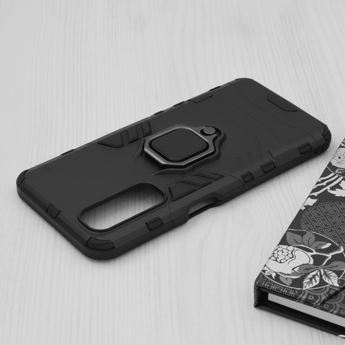 Husa Realme 7, Techsuit Shield Ring, Negru [5]