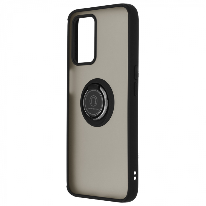 Husa Realme 8 5G cu inel suport stand magnetic, Negru [5]