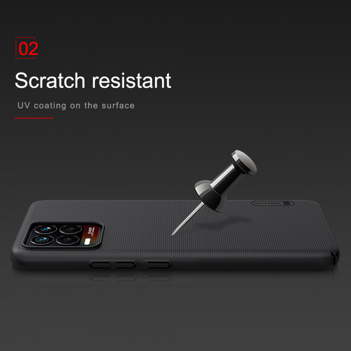 Husa Realme 8 / 8 Pro, Nillkin Super Frosted Shield, Negru [5]