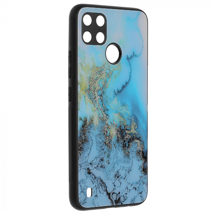 Husa Realme C21Y, Glaze Series, Blue Ocean [3]