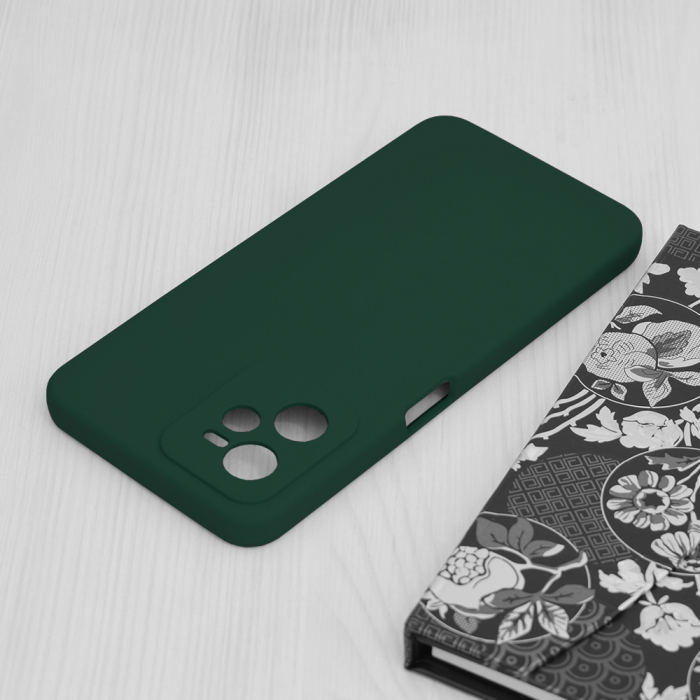 Husa Realme C35, Soft Edge Silicone, Dark Green [4]