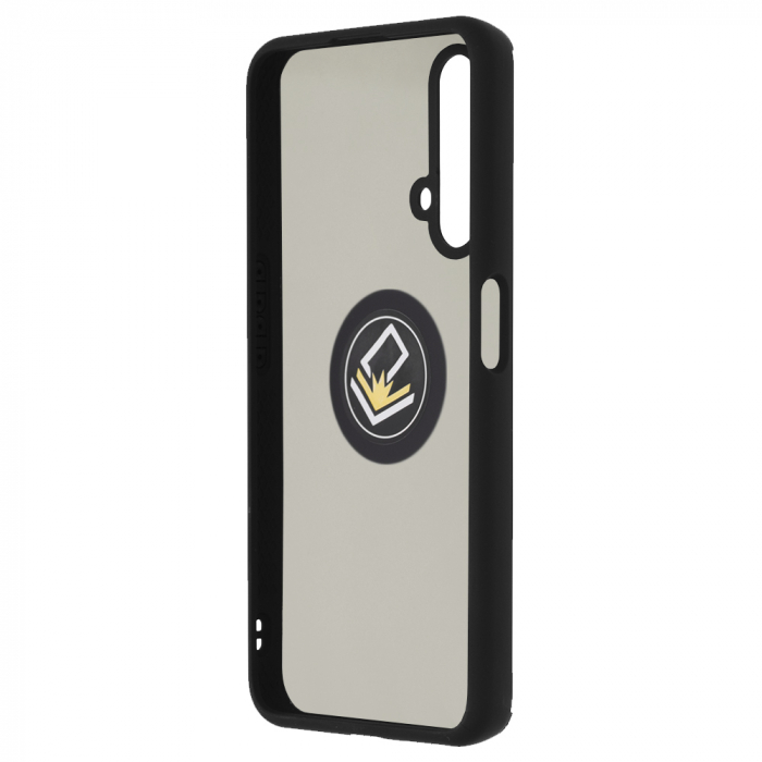 Husa Realme X50 5G cu inel suport stand magnetic, Negru [3]