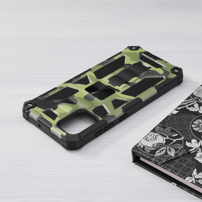 Husa Samsung Galaxy A02s, Techsuit Blazor, Camo Lime [5]