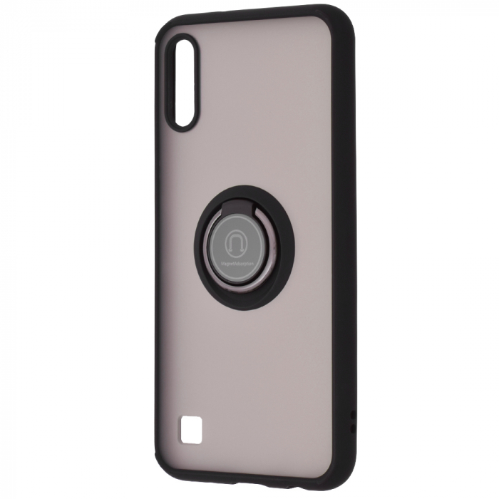 Husa Samsung Galaxy A10 cu inel suport stand magnetic, Negru [5]
