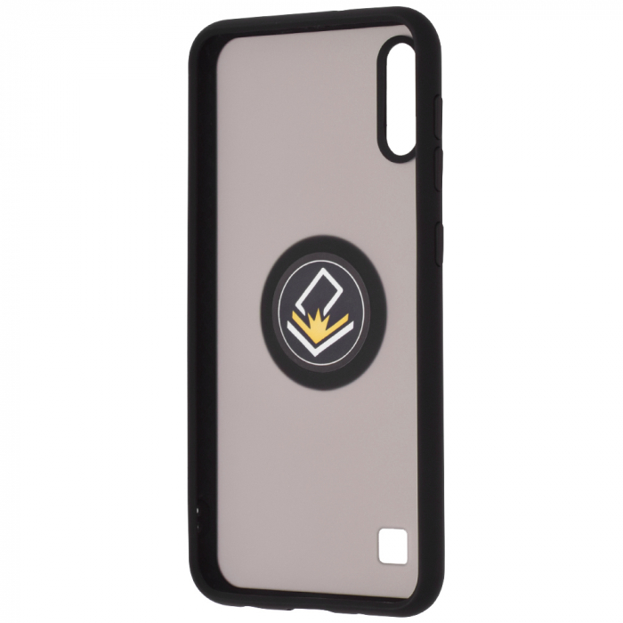 Husa Samsung Galaxy A10 cu inel suport stand magnetic, Negru [4]