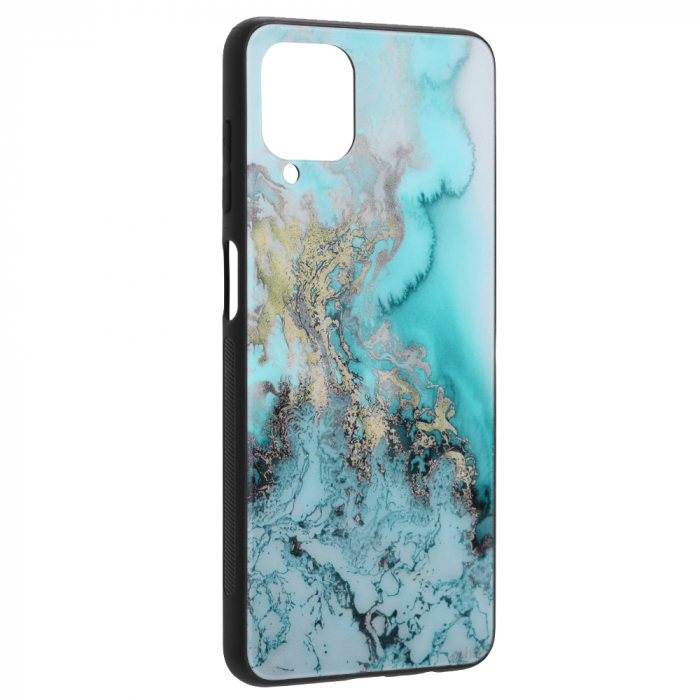 Husa Samsung Galaxy A12, Glaze Series, Blue Ocean [2]