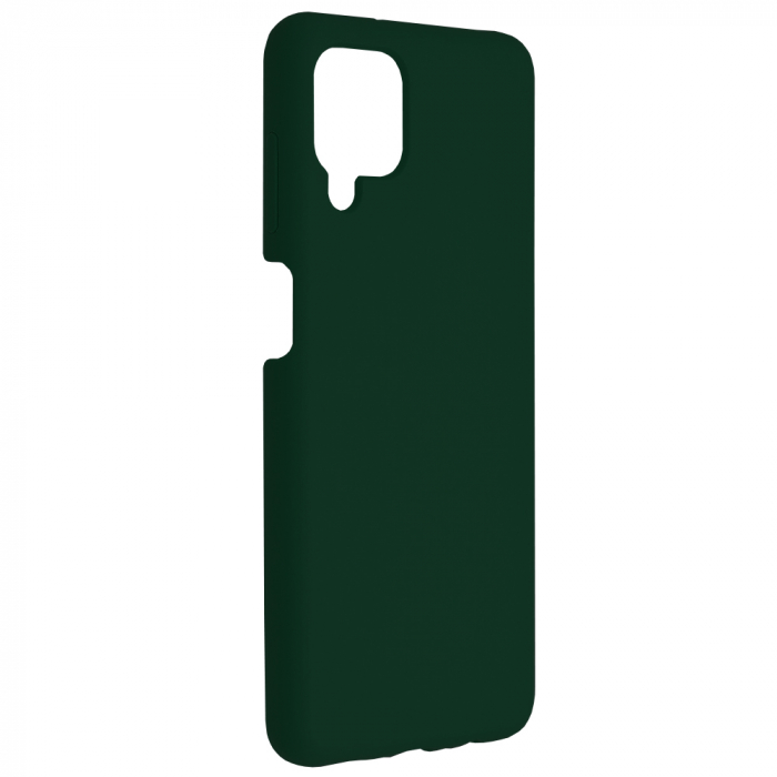 Husa Samsung Galaxy A12, Soft Edge Silicone, Dark Green [2]