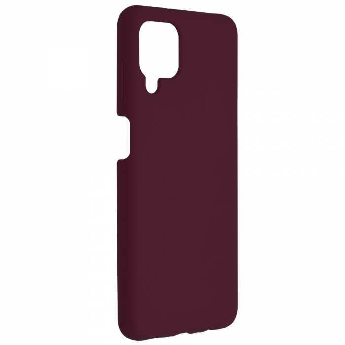 Husa Samsung Galaxy A12, Soft Edge Silicone, Plum Violet [2]