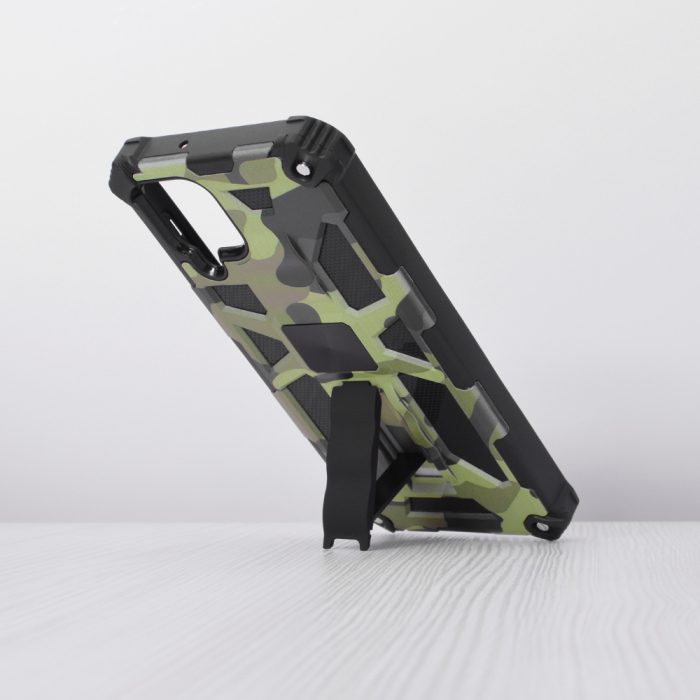 Husa Samsung Galaxy A12, Techsuit Blazor, Camo Lime [3]