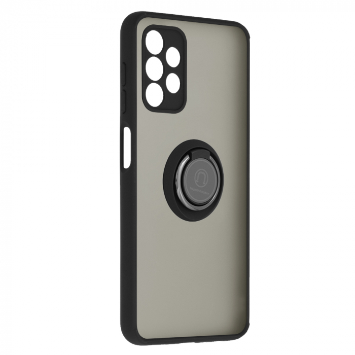 Husa Samsung Galaxy A13 4G cu inel suport stand magnetic, Negru [10]