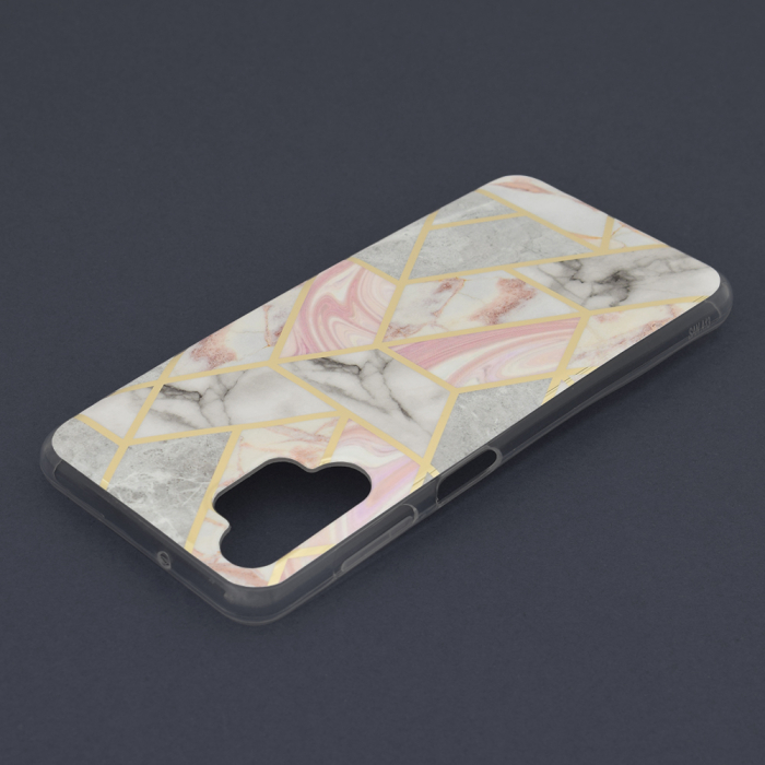 Husa Samsung Galaxy A13 4G, Techsuit Marble Series, Pink Hex [4]