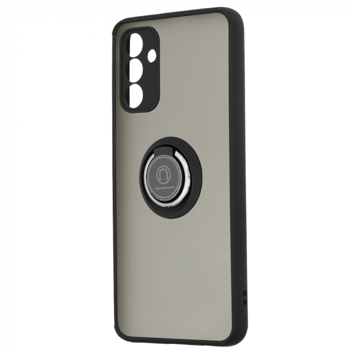 Husa Samsung Galaxy A13 5G cu inel suport stand magnetic, Negru [2]