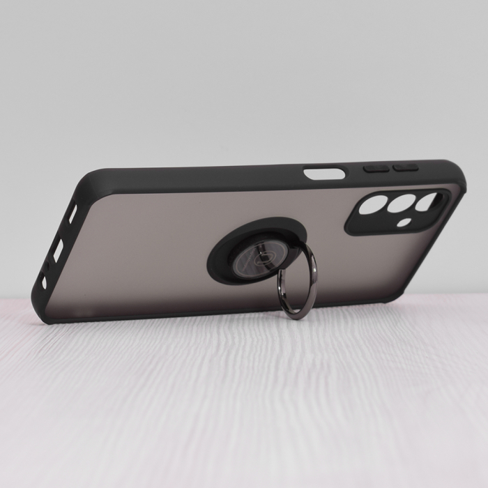 Husa Samsung Galaxy A13 5G cu inel suport stand magnetic, Negru [4]
