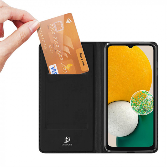Husa Samsung Galaxy A13 5G, Dux Ducis Skin Pro Flip Book, Negru [3]