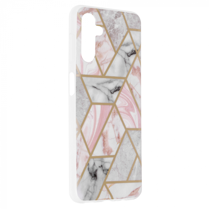 Husa Samsung Galaxy A13 5G, Techsuit Marble Series, Pink Hex [2]