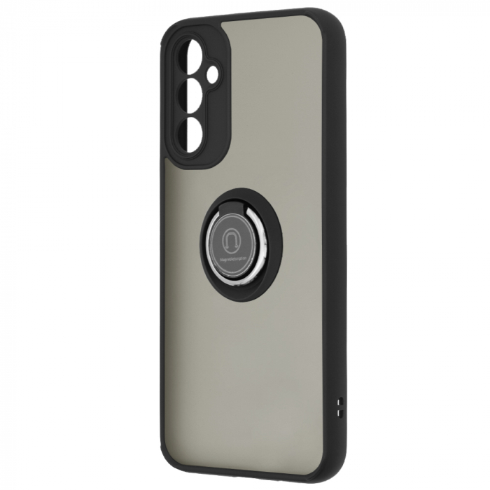 Husa Samsung Galaxy A14 4G / A14 5G cu inel suport stand magnetic, Negru [7]