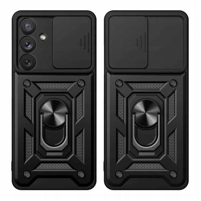 Husa Samsung Galaxy A14 4G / A14 5G cu protectie camera Techsuit CamShield Series, Negru [2]