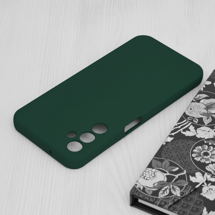 Husa Samsung Galaxy A14 4G / A14 5G, Soft Edge Silicone, Dark Green [4]