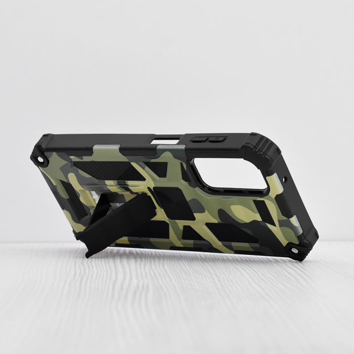 Husa Samsung Galaxy A14 4G / A14 5G, Techsuit Blazor, Camo Lime [2]