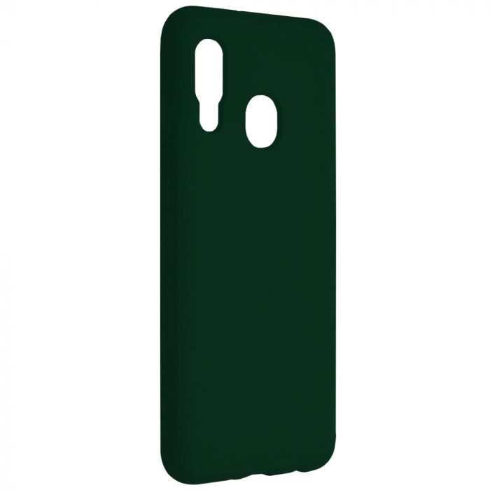 Husa Samsung Galaxy A20e, Soft Edge Silicone, Dark Green [2]