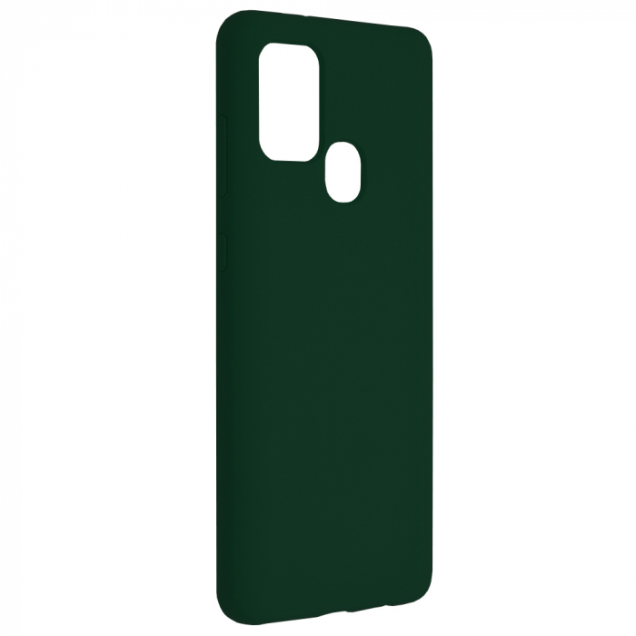 Husa Samsung Galaxy A21s, Soft Edge Silicone, Dark Green [2]