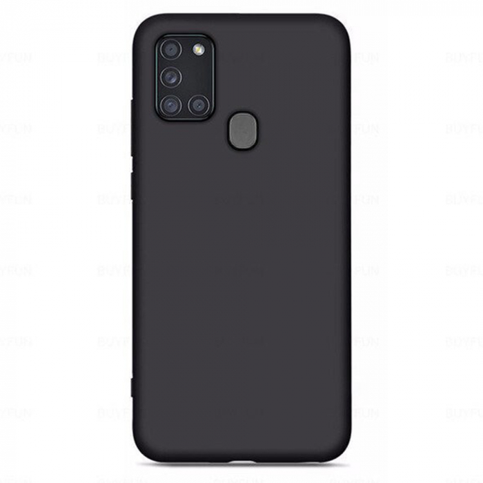 Husa Samsung Galaxy A21s, Soft Edge Silicone, Negru [4]
