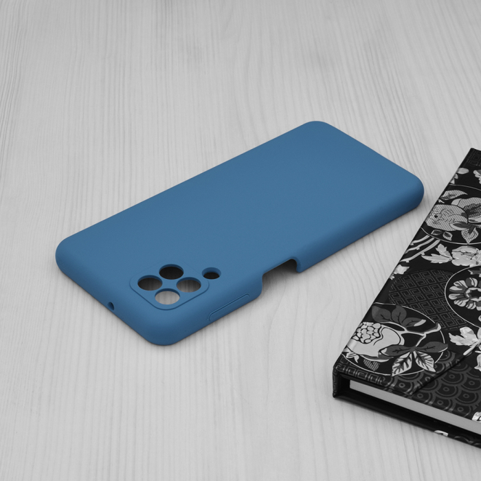 Husa Samsung Galaxy A22 4G, Soft Edge Silicone, Denim Blue [5]