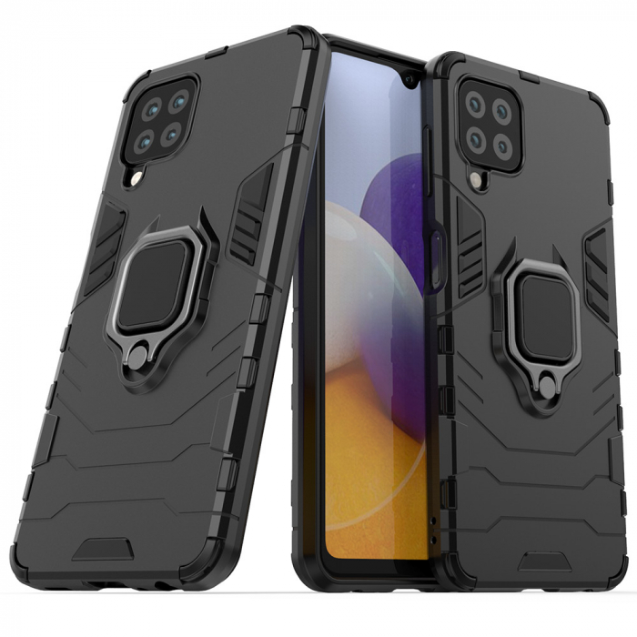 Husa Samsung Galaxy A22 4G, Techsuit Shield Ring, Negru [7]