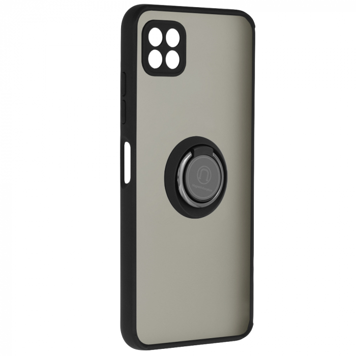 Husa Samsung Galaxy A22 5G cu inel suport stand magnetic, Negru [5]