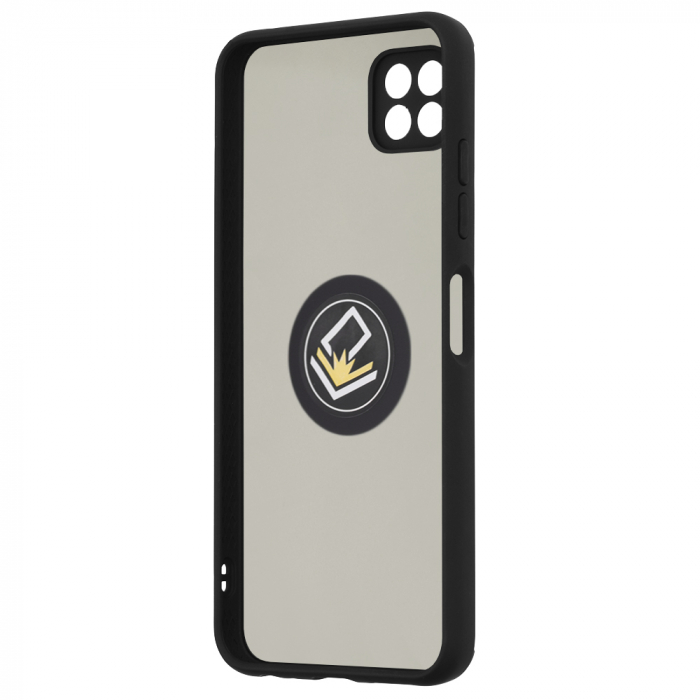 Husa Samsung Galaxy A22 5G cu inel suport stand magnetic, Negru [3]