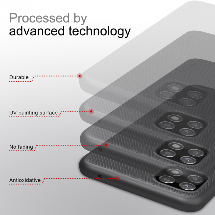 Husa Samsung Galaxy A22 5G, Nillkin Super Frosted Shield, Negru [6]