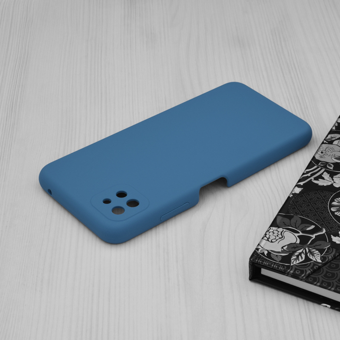 Husa Samsung Galaxy A22 5G, Soft Edge Silicone, Denim Blue [5]