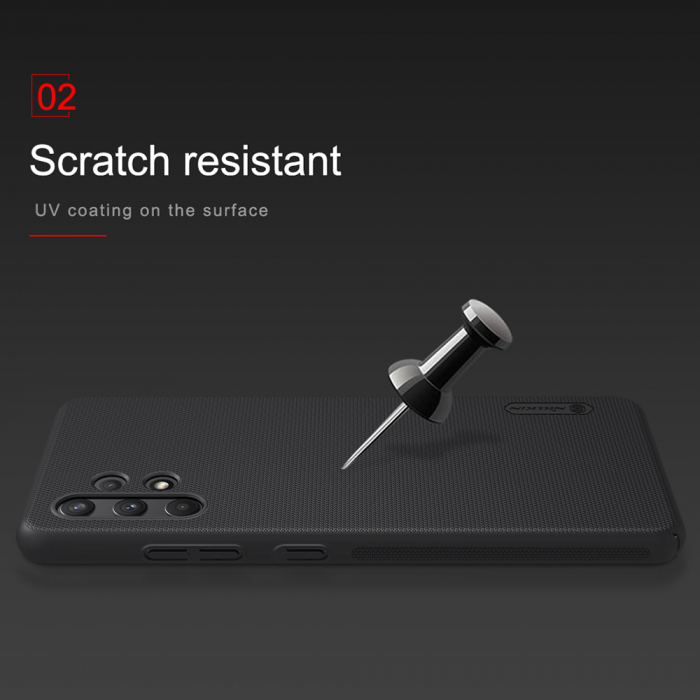 Husa Samsung Galaxy A32 4G, Nillkin Super Frosted Shield, Negru [4]