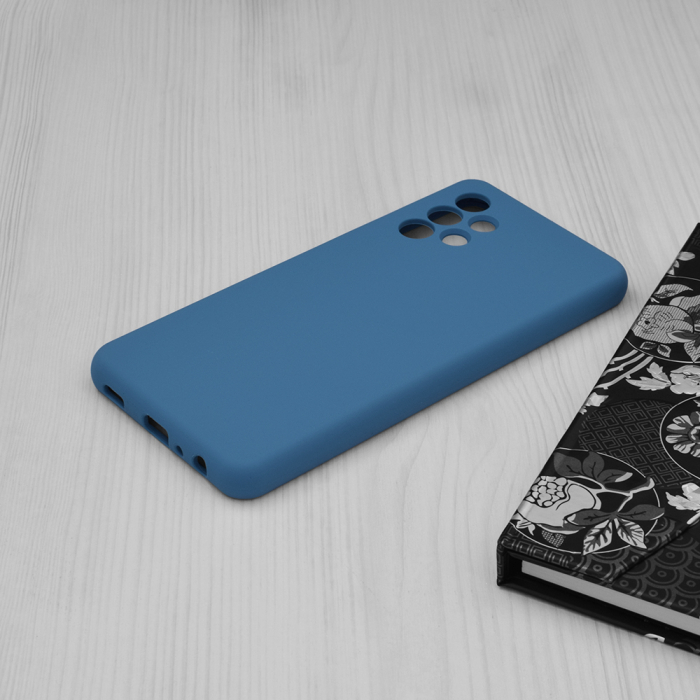 Husa Samsung Galaxy A32 4G, Soft Edge Silicone, Denim Blue [5]