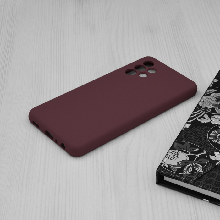 Husa Samsung Galaxy A32 4G, Soft Edge Silicone, Plum Violet [4]